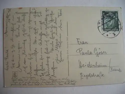 Alte AK Memmingen Rathaus [aB42]