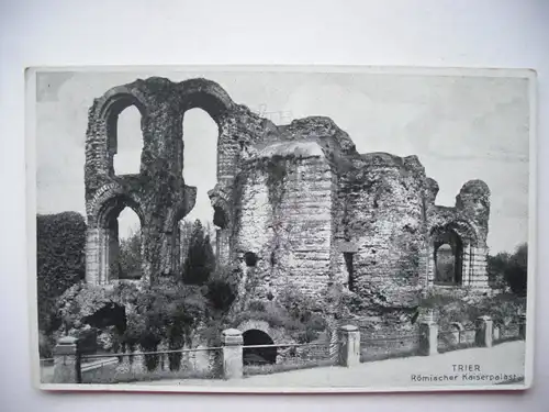 Alte AK Trier Römischer Kaiserpalast [aB69]