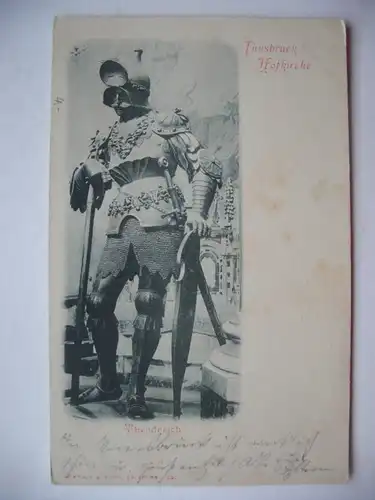 Alte AK Innsbruck Hofkirche Theoderich [aB73]