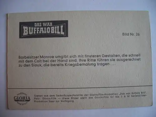 Alte AK Das war Buffalo Bill Gloria Film Nr. 26 [aB161]