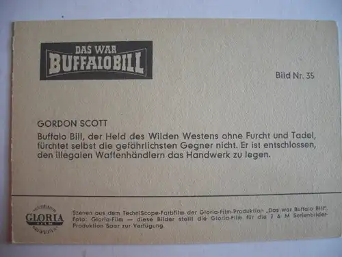Alte AK Das war Buffalo Bill Gloria Film Nr. 35 [aB162]