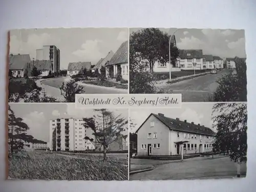 Alte AK Wahlstedt Kreis Segeberg Mehrbildkarte [R155]