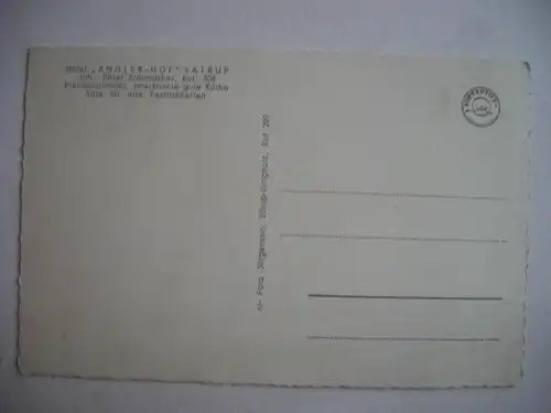 Alte AK Satrup Hotel Angler-Hof [R156]