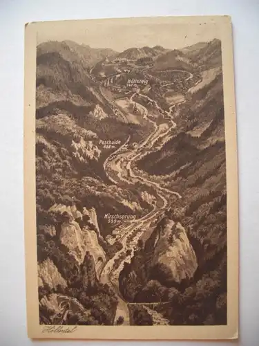 Alte AK Höllental Schwarzwald [R204]