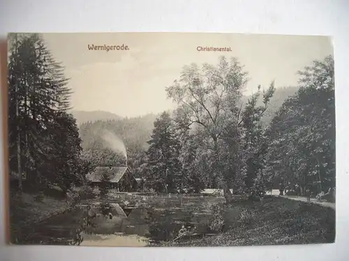 Alte AK Wernigerode Christianental um 1920 [R224]