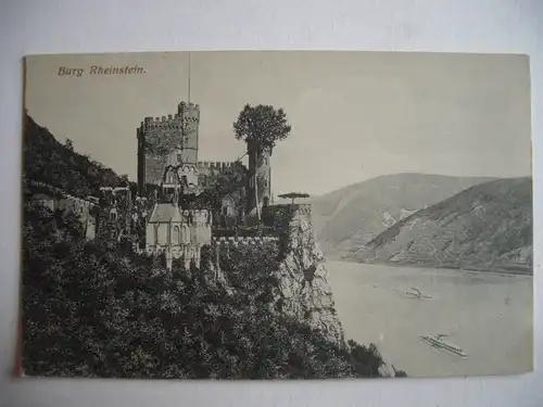 Alte AK Burg Rheinstein um 1910 [R249]