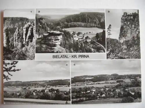 Alte AK Bielatal Kreis Pirna [R289]