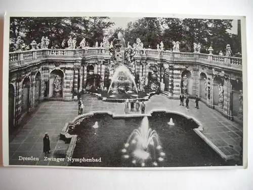 Alte AK Dresden Zwinger Nymphenbad [R296]