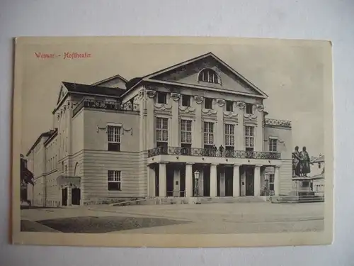 Alte AK Weimar Hoftheater [R330]
