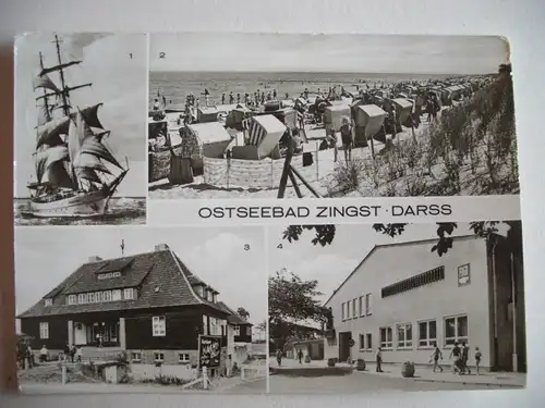 Alte AK Ostseebad Zingst Darss Mehrbildkarte [R332]