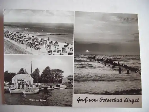 Alte AK Ostseebad Zingst Mehrbildkarte [R340]