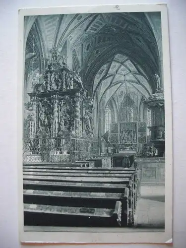 Alte AK Fotokarte unbekannte Kirche Inneres [R358]