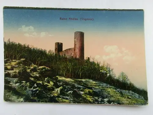 Alte AK Ruine Andlau Vogesen (Hoh Andlau ?) [aS17]