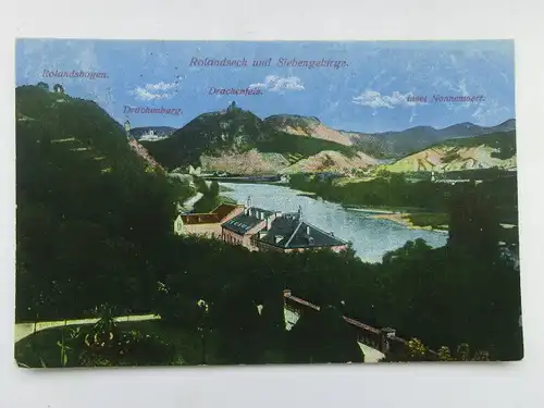 Alte AK Rolandseck und Siebengebirge 1916 [aS24]