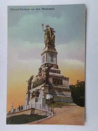 Alte AK Rüdesheim Nationaldenkmal um 1920 [aS37]