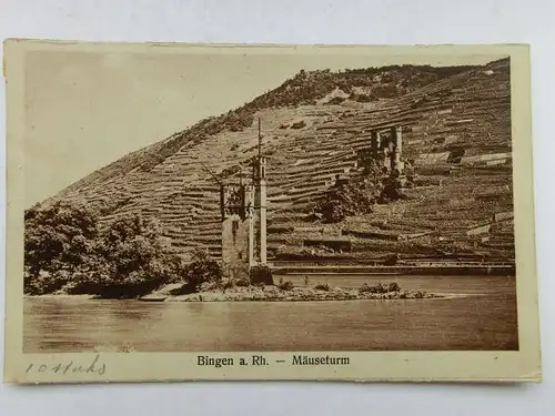 Alte AK Bingen Mäuseturm [aS38]