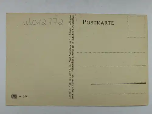 Alte AK St. Goar Ruine Rheinfels [aS41]