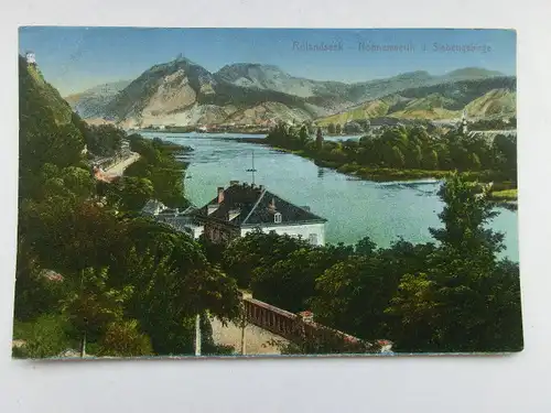 Alte AK Rolandseck Nonnenwerth Siebengebirge [aS61]
