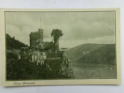 Alte AK Burg Rheinstein [aS63]