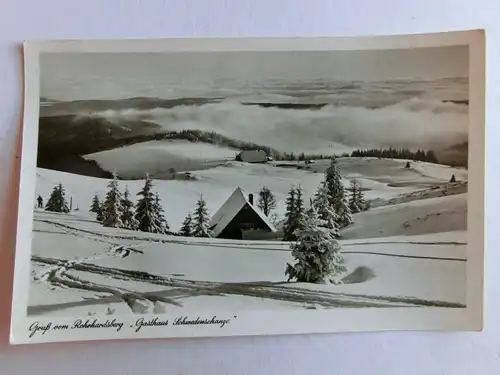Alte AK Rohrhardsberg Gasthaus Schwedenschanze Schwarzwald [aL558]