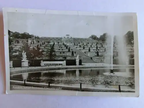 Alte AK Potsdam Schloß Sanssouci [aL570]