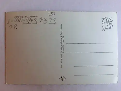 Alte AK Leonberg Evangelisches Altenheim [aL591]