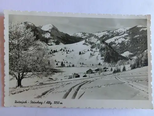 Alte AK Unterjoch Steineberg Allgäu [aL623]
