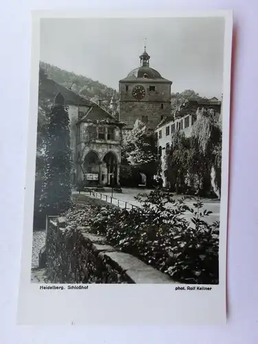 Alte AK Heidelberg Schloßhof [aS110]