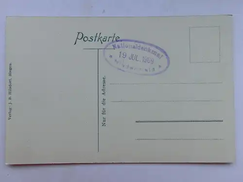 Alte AK Rüdesheim Nationaldenkmal [aS114]