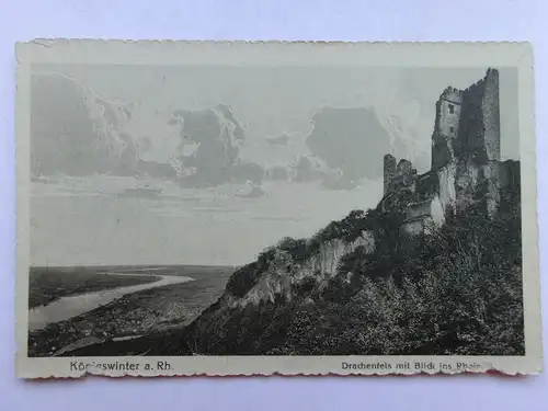 Alte AK Königswinter Drachenfels [aS117]