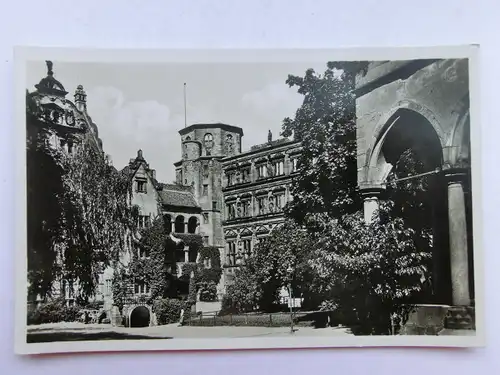 Alte AK Heidelberg Schloßhof [aS125]