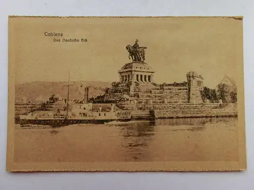 Alte AK Coblenz Koblenz Deutsches Eck [aS139]
