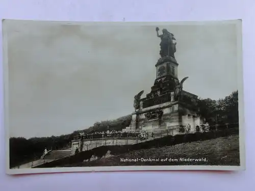 Alte AK Rüdesheim Nationaldenkmal [aS143]