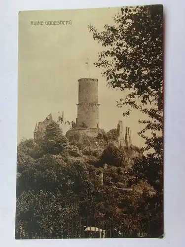 Alte AK Ruine Godesburg Godesberg [aS153]