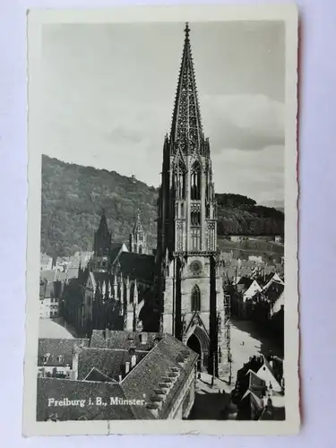 Alte AK Freiburg Breisgau Münster [aS164]