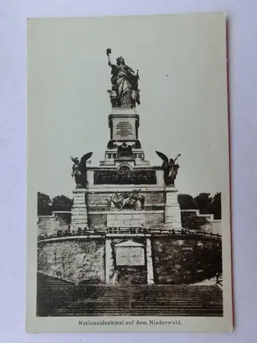 Alte AK Rüdesheim Nationaldenkmal [aS192]