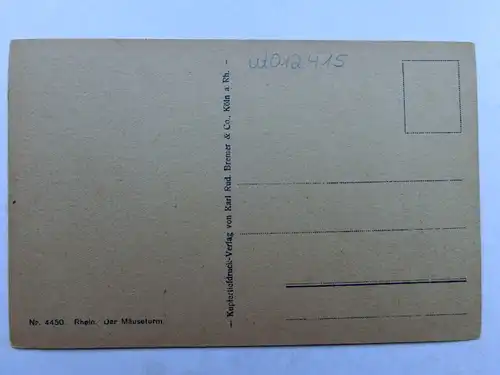 Alte AK Bingen Mäuseturm [aS369]