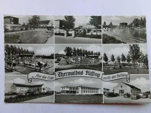 Alte AK Thermalbad Füssing Bad Füssing [aS411]