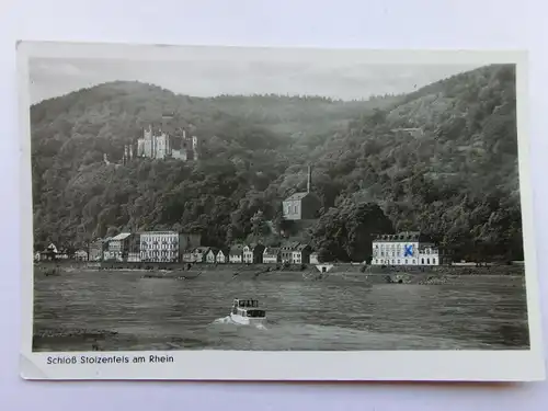 Alte AK Schloß Stolzenfels [aS413]