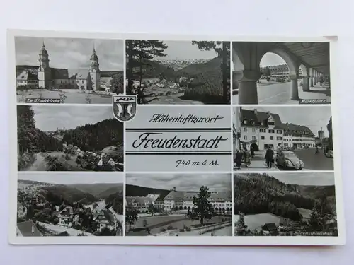 Alte AK Freudenstadt Mehrbildkarte Schwarzwald [aS415]
