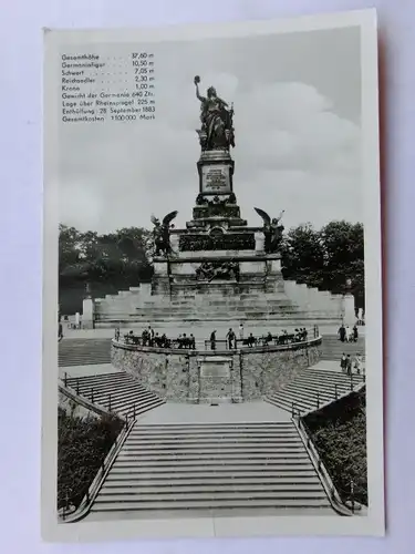 Alte AK Rüdesheim Nationaldenkmal [aS433]