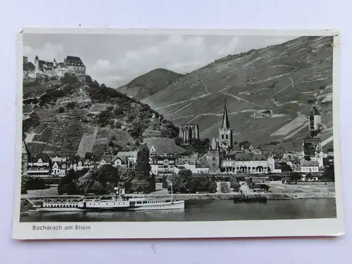 Alte AK Bacharach Rhein [aS445]