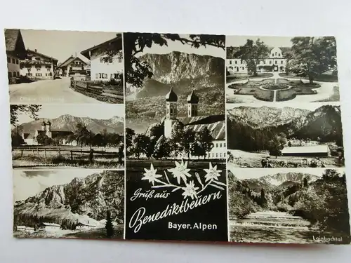 Alte AK Benediktbeuren Mehrbildkarte [aS462]