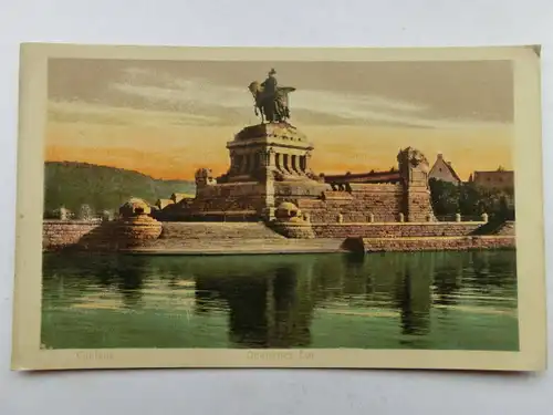 Alte AK Coblenz Koblenz Deutsches Eck [aS478]