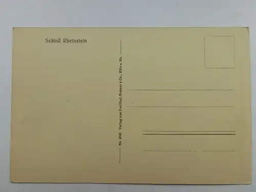 Alte AK Schloß Rheinstein [aS500]