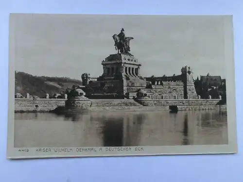 Alte AK Koblenz Kaiser Wilhelm Denkmal [aS509]