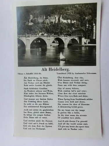 Alte AK Heidelberg Mit Text [aS529]
