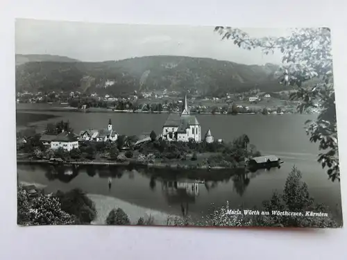 Alte AK Maria Wörth am Wörthersee Kärnten [aS545]