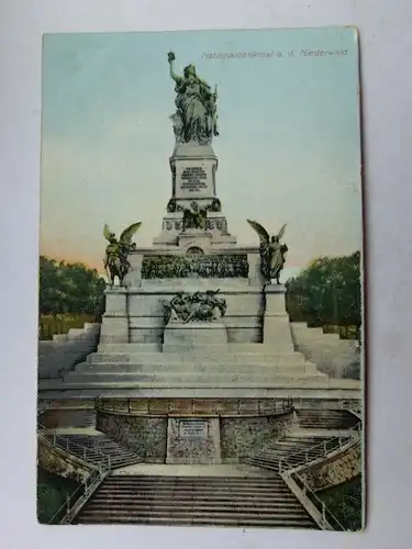 Alte AK Rüdesheim Niederwalddenkmal [aS547]
