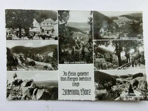 Alte AK Altenau Harz Mehrbildkarte [aS554]